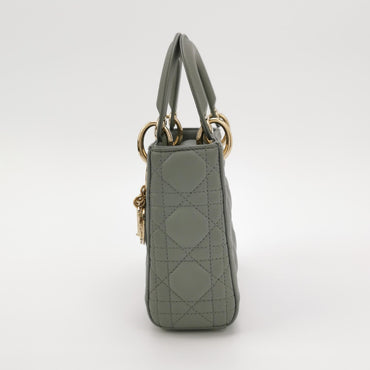 Lady Dior Lambskin Logo