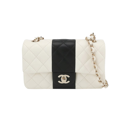 Classic Flap Seasonal limited Edition Mini Lambskin quilted CC turn-lock