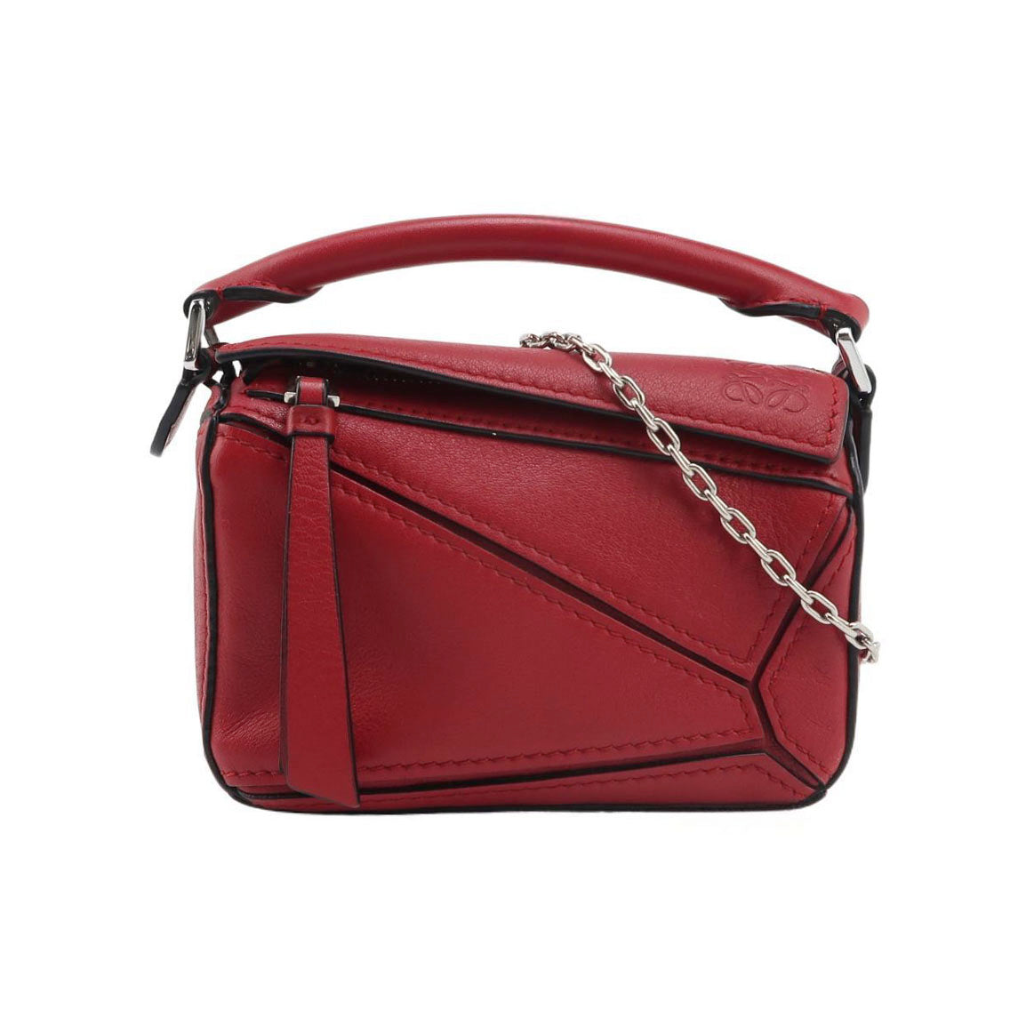 Loewe Loewe Puzzle Nano Calfskin Crossbody Bag