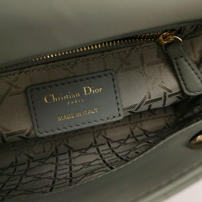 Lady Dior Lambskin Logo