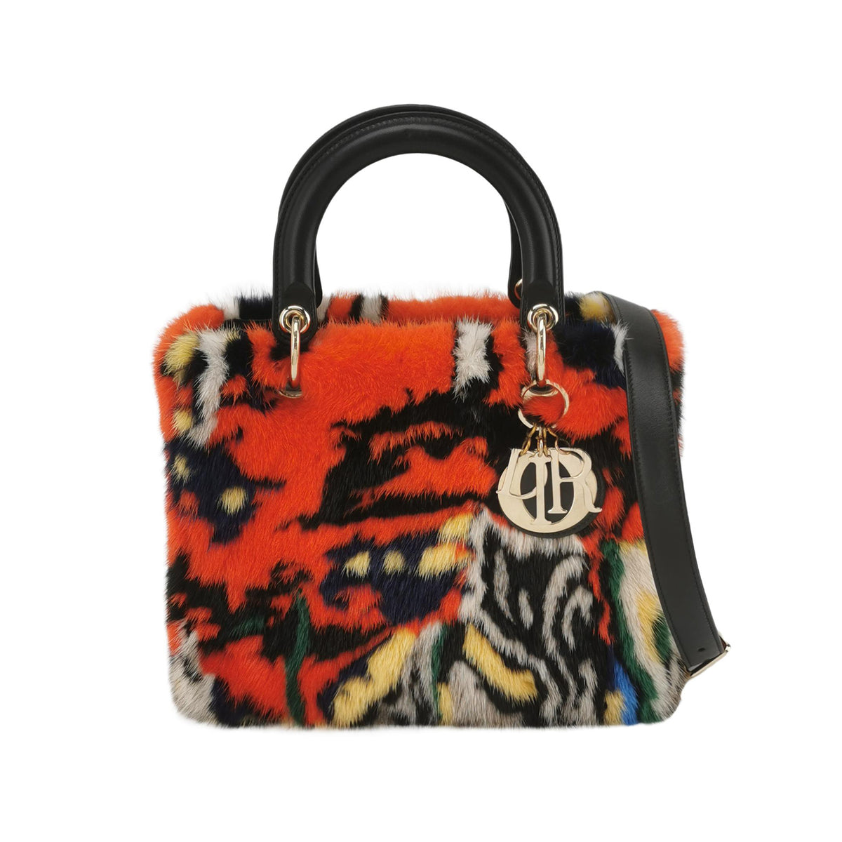 Dior Dior Calfskin Medium Lady Dior Bag