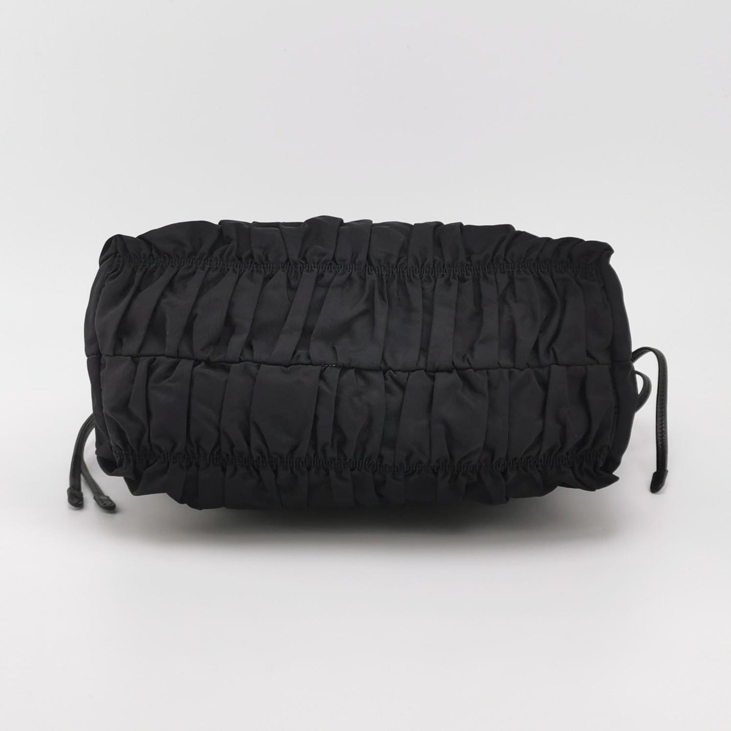 Gaufre Lambskin Nylon Logo