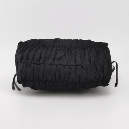 Gaufre Lambskin Nylon Logo