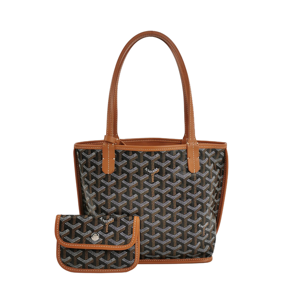 Goyard Goyard Anjou Mini Calfskin Top-Handle Bag
