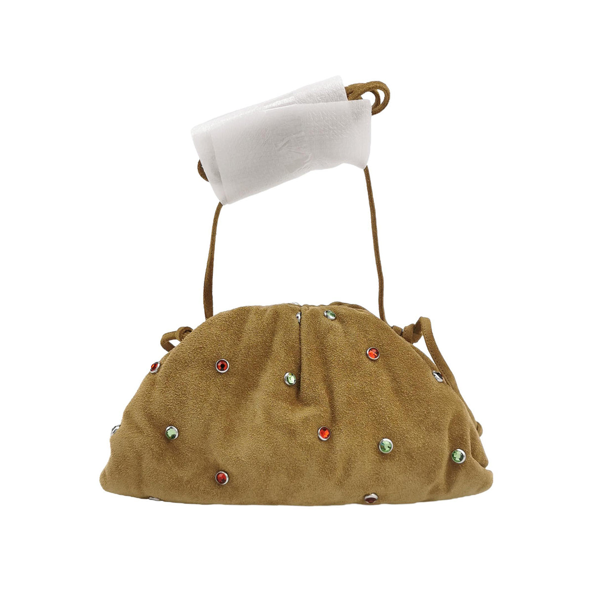 Bottega Veneta Bottega Veneta Pouch Mini Suede Crossbody Bag