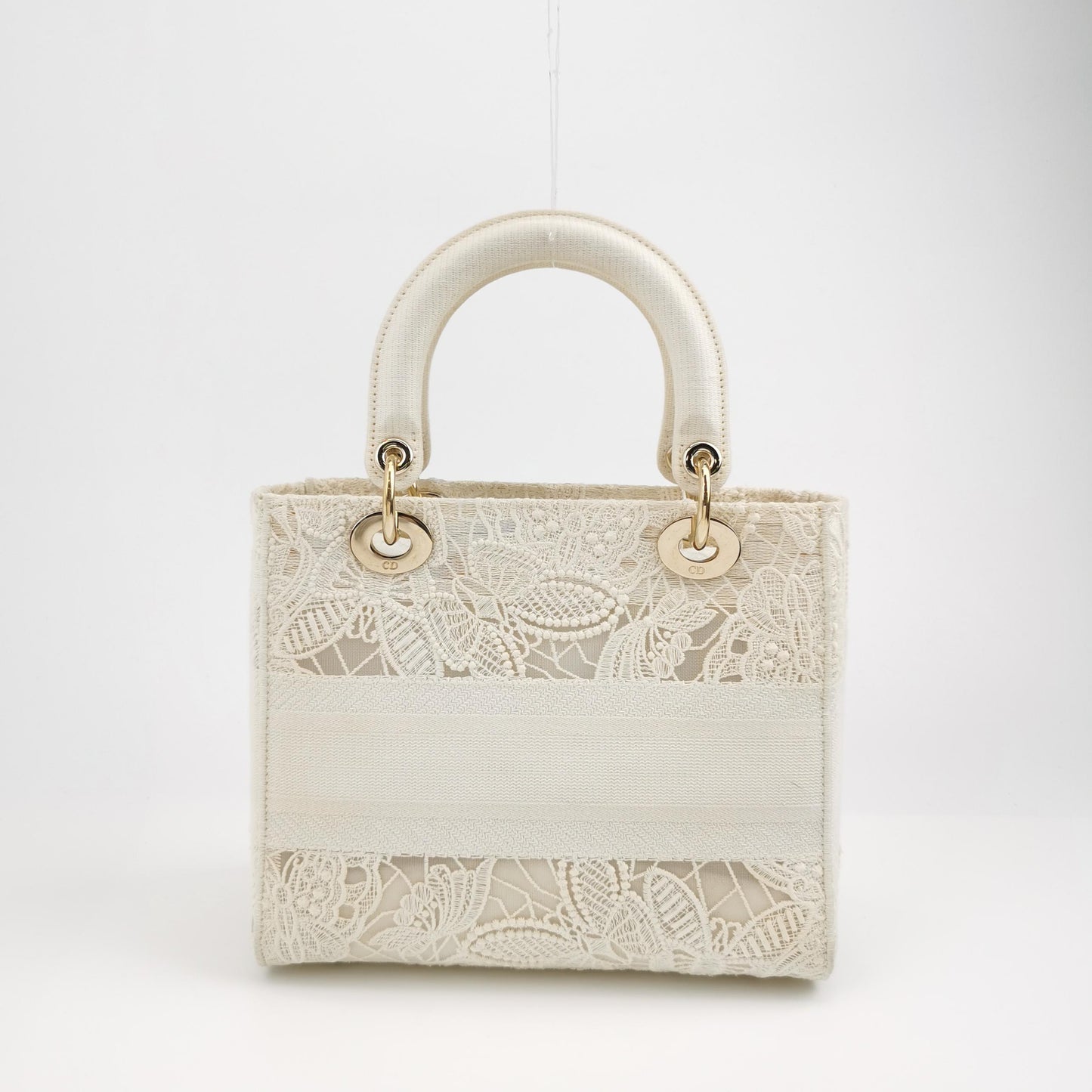 Lady Dior Medium Canvas Logo