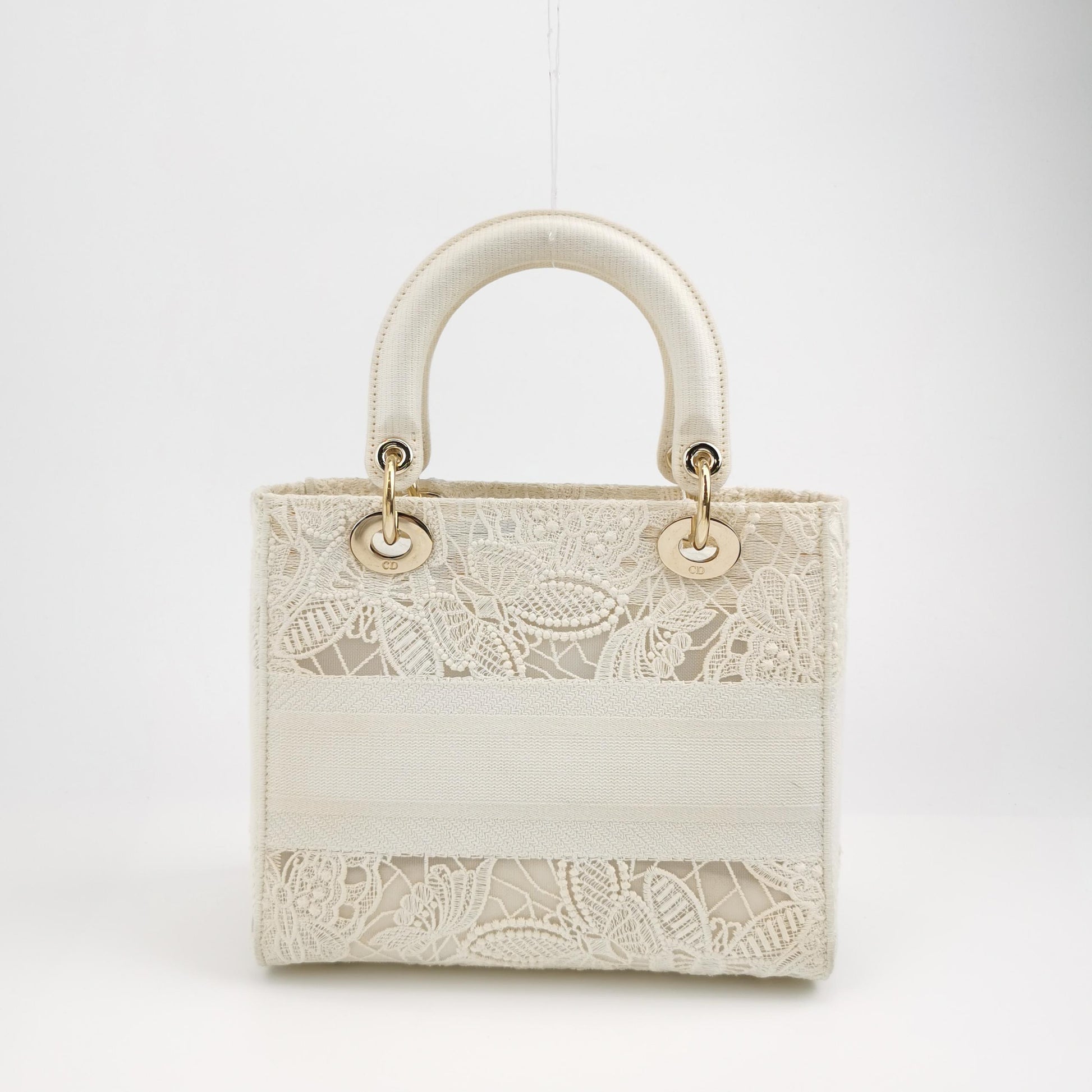 Lady Dior Medium Canvas Logo