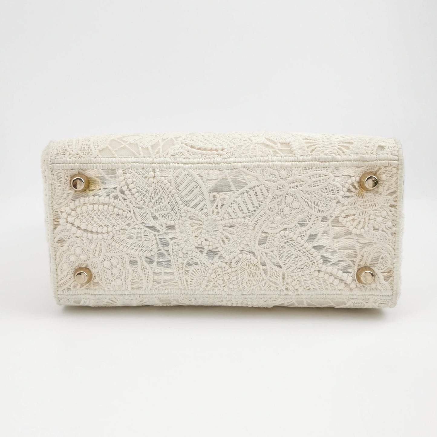 Lady Dior Medium Canvas Logo