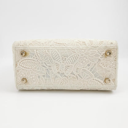 Lady Dior Medium Canvas Logo