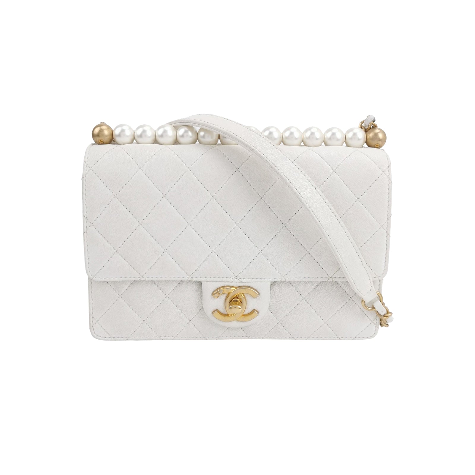 Flap Bag Lambskin quilted CC turn-lock