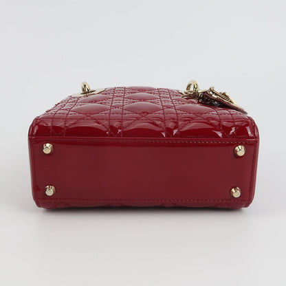 Lady Dior Patent leather Logo