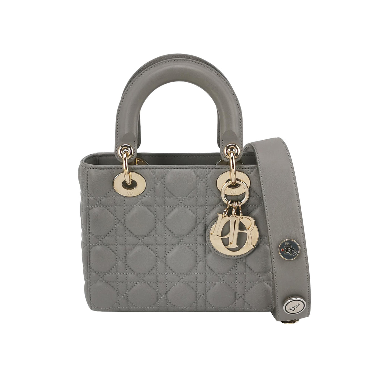 Dior Dior Lambskin Small Lady Dior Bag