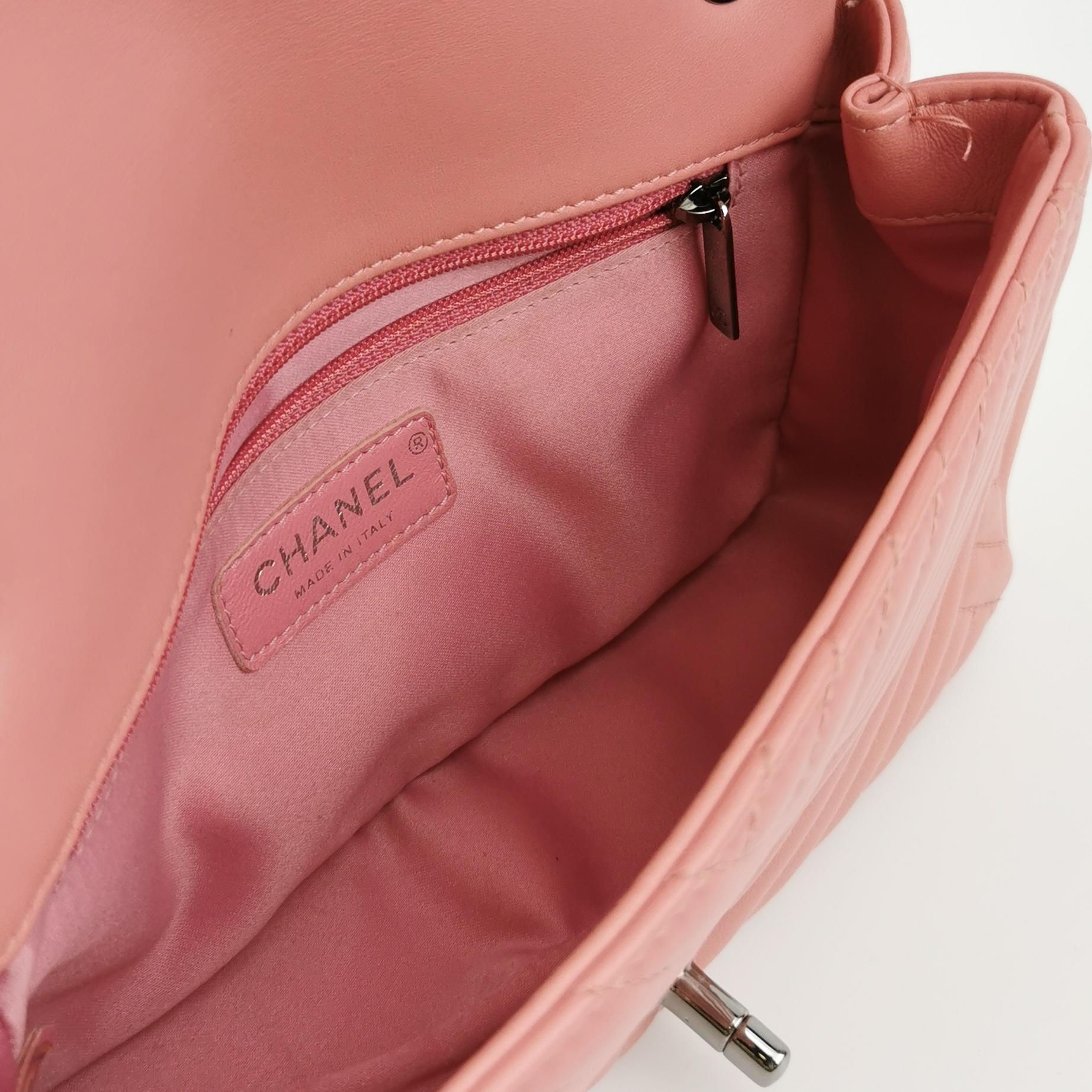 Flap Bag Lambskin quilted CC turn-lock