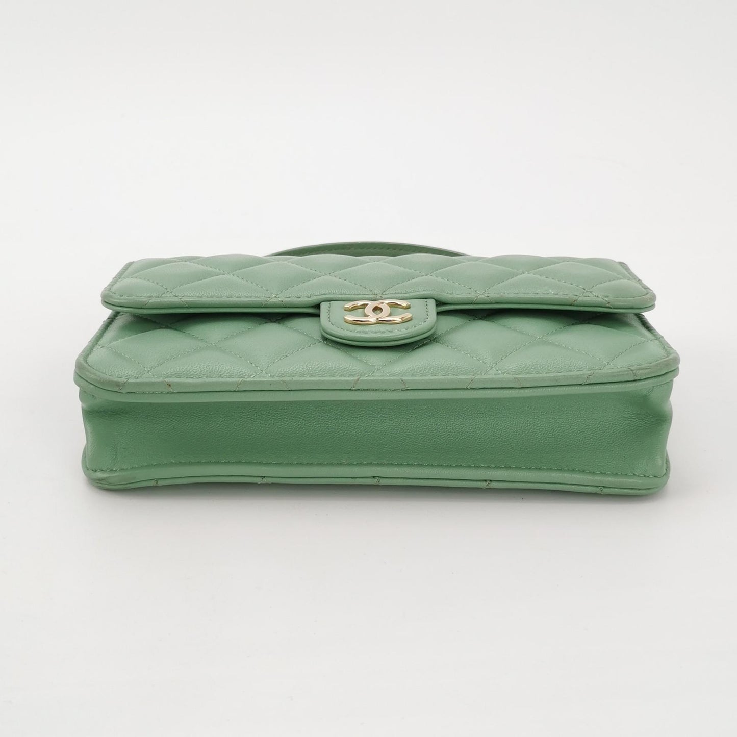 Flap Bag Lambskin quilted CC turn-lock