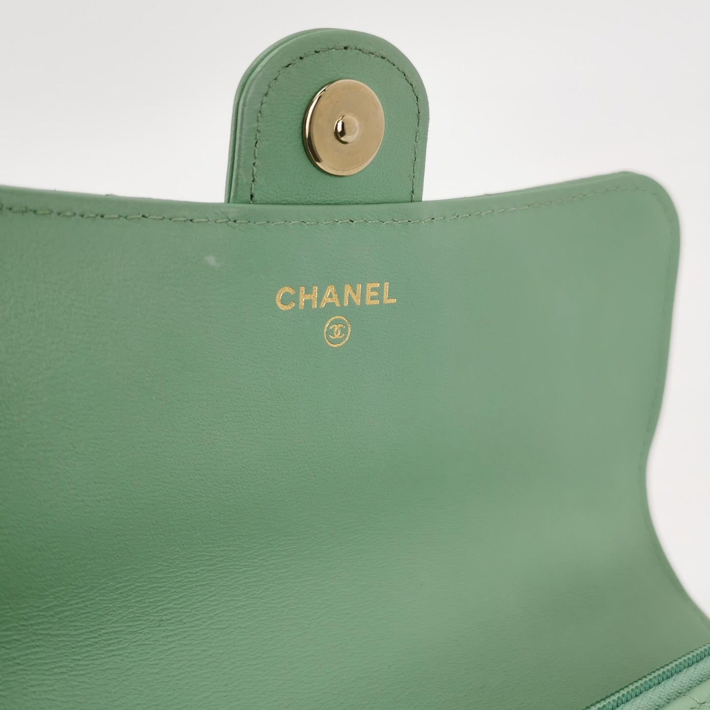 Flap Bag Lambskin quilted CC turn-lock