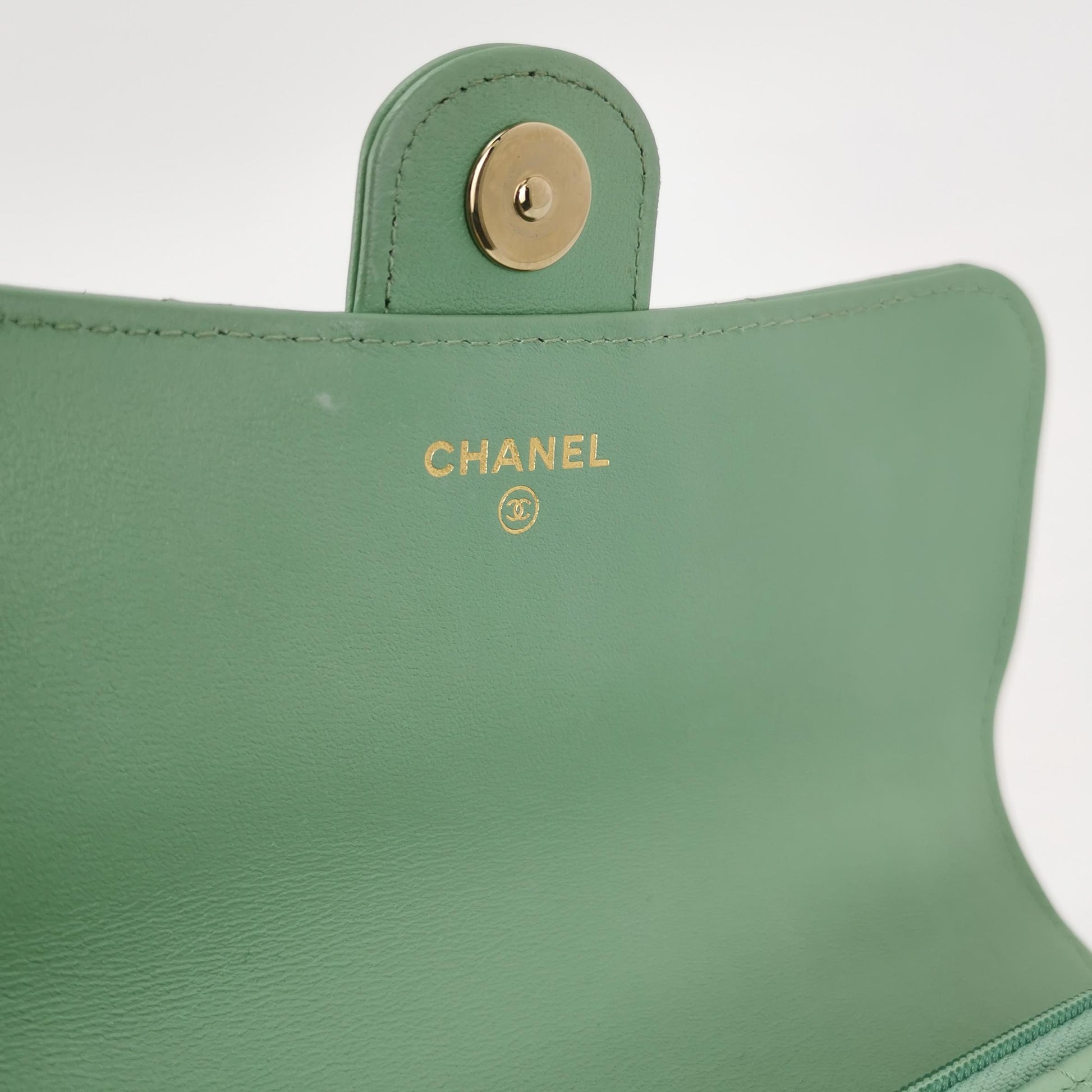 Flap Bag Lambskin quilted CC turn-lock