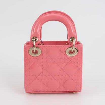 Lady Dior Patent leather Logo