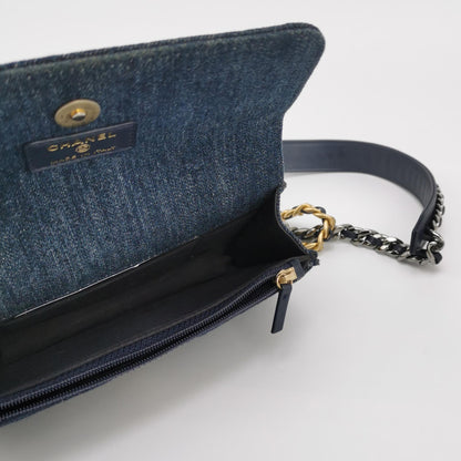 19Bag Denim CC turn-lock