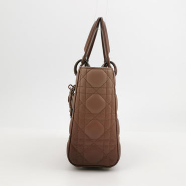 Lady Dior Small Lambskin Logo