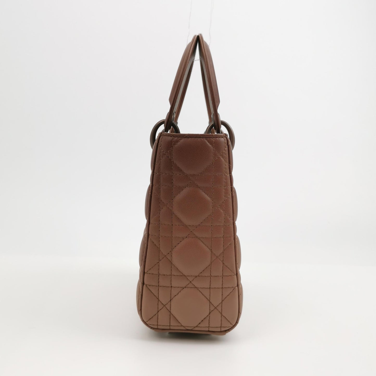 Lady Dior Small Lambskin Logo