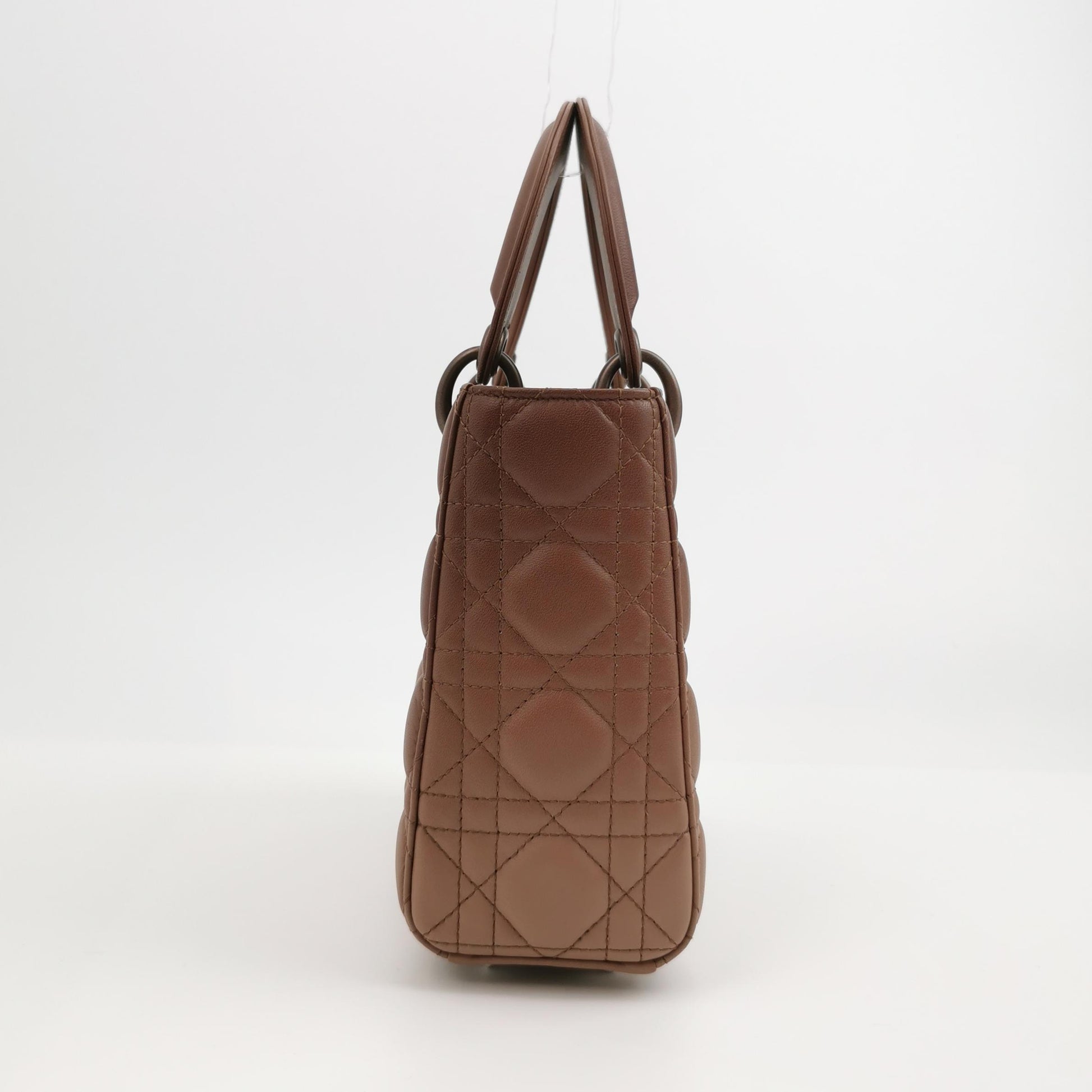 Lady Dior Small Lambskin Logo