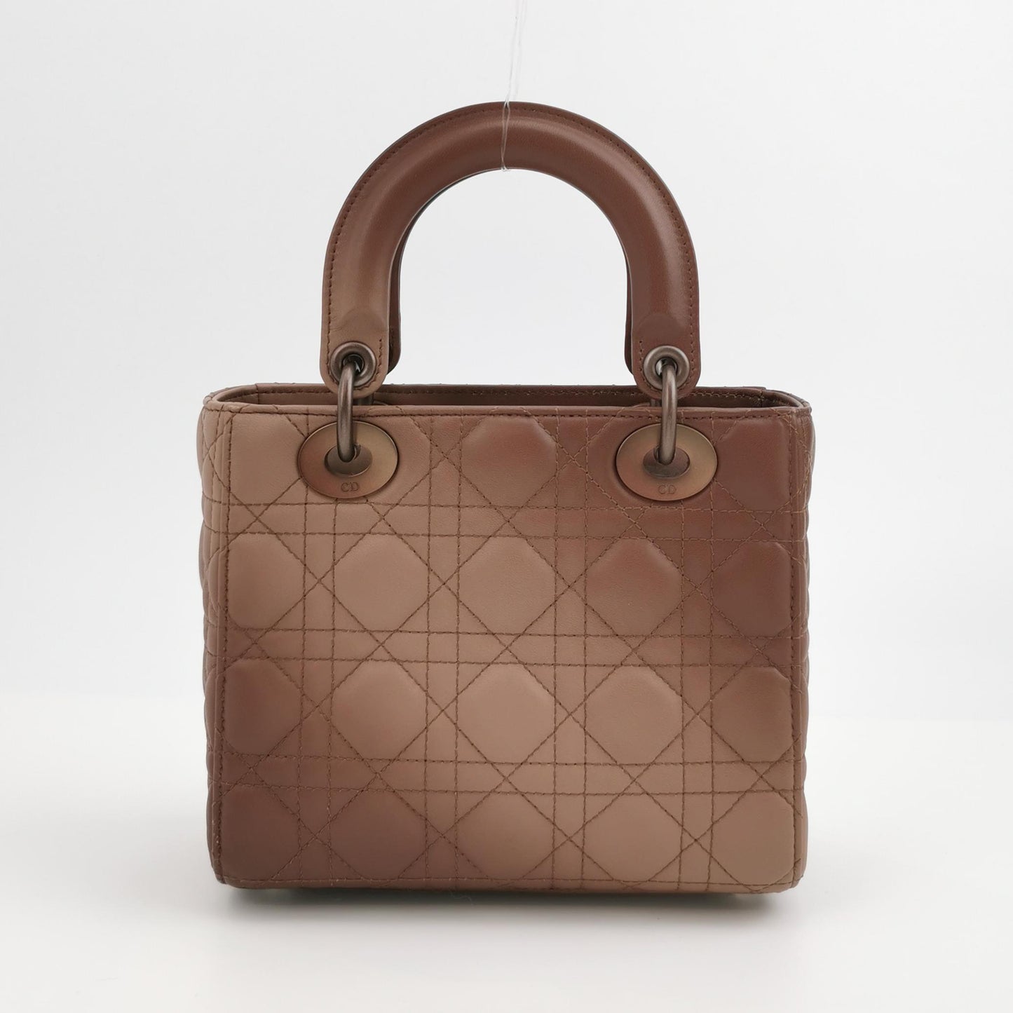 Lady Dior Small Lambskin Logo