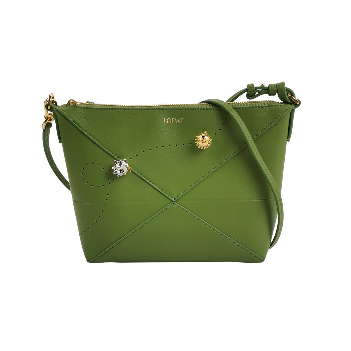 Loewe Loewe Puzzle Leather Fold Shoulder Bag