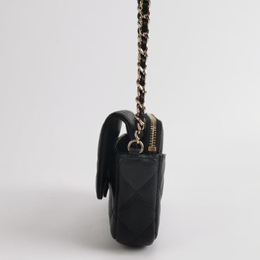 Flap Bag quilted CC turn-lock logo