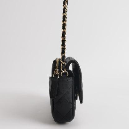 Flap Bag quilted CC turn-lock logo