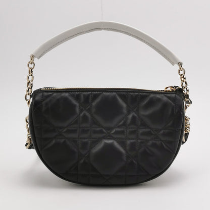 Vibe Hobo Bag Small Lambskin White Gold