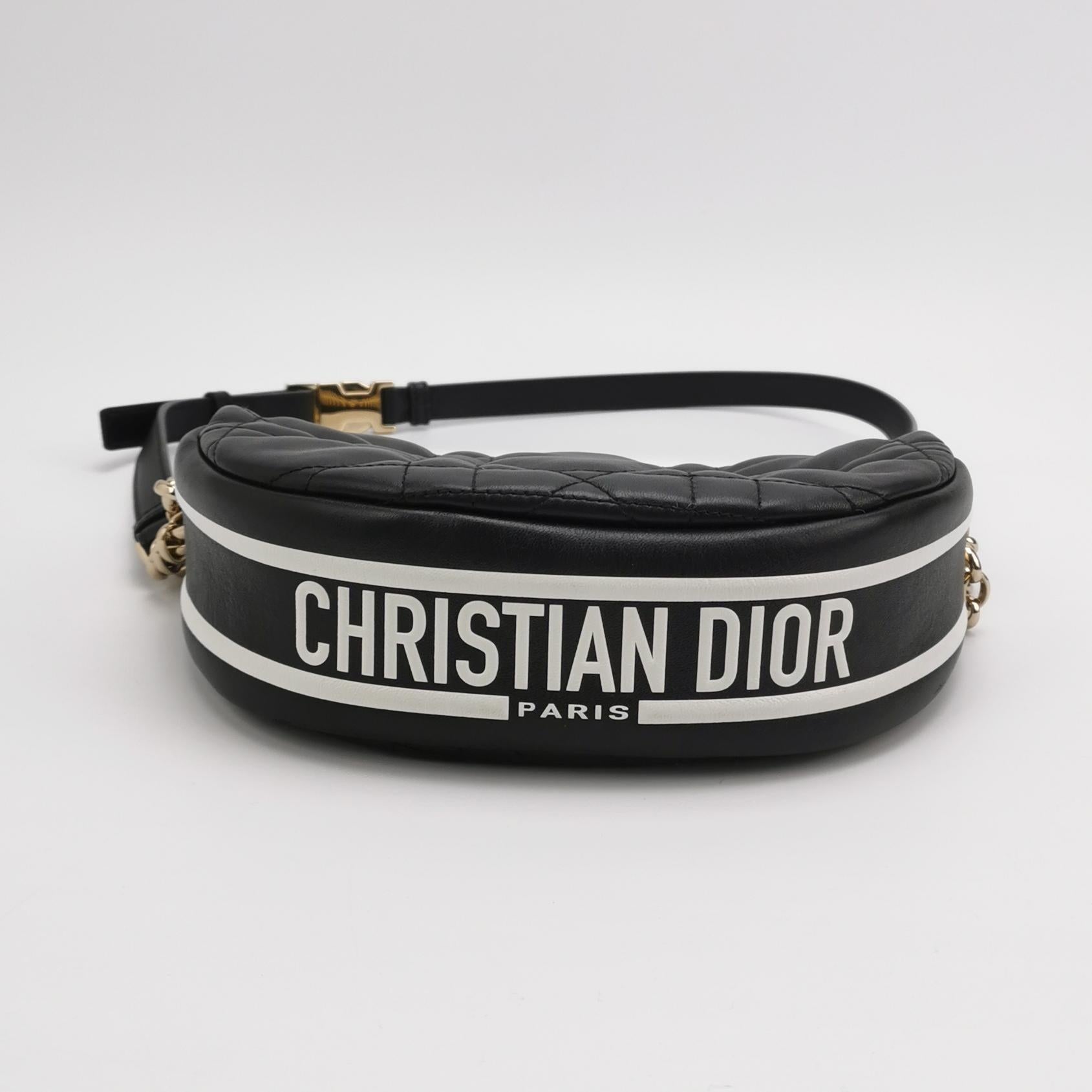 Vibe Hobo Bag Small Lambskin White Gold