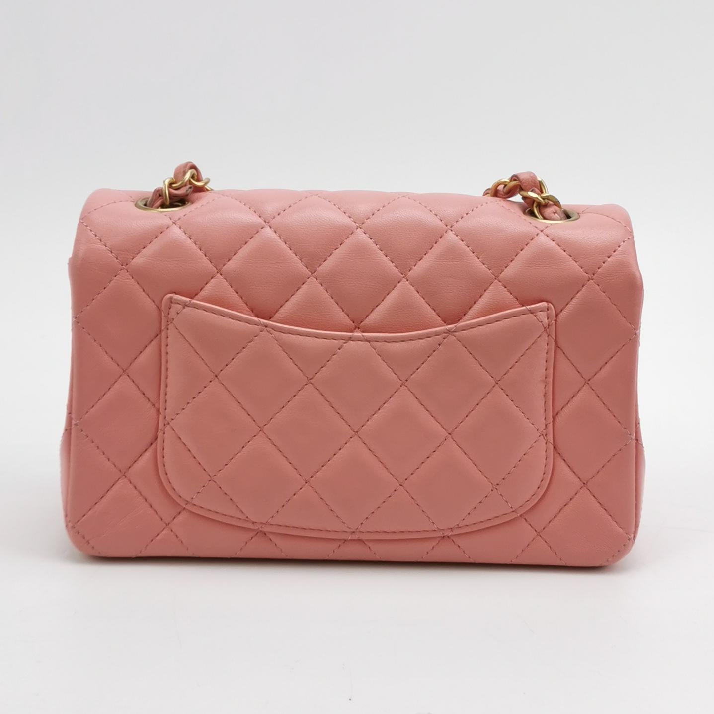 Classic Flap Seasonal limited Edition Mini Lambskin quilted CC turn-lock