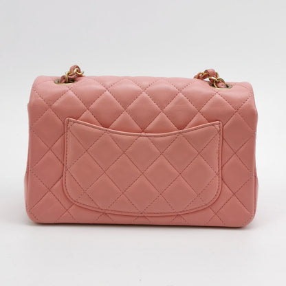 Classic Flap Seasonal limited Edition Mini Lambskin quilted CC turn-lock