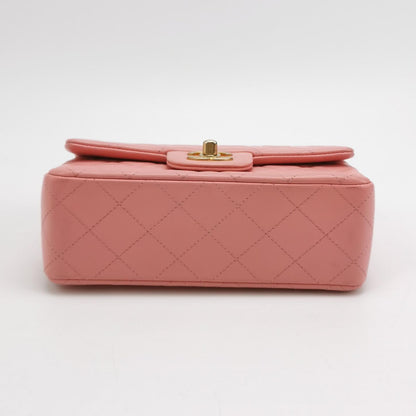 Classic Flap Seasonal limited Edition Mini Lambskin quilted CC turn-lock