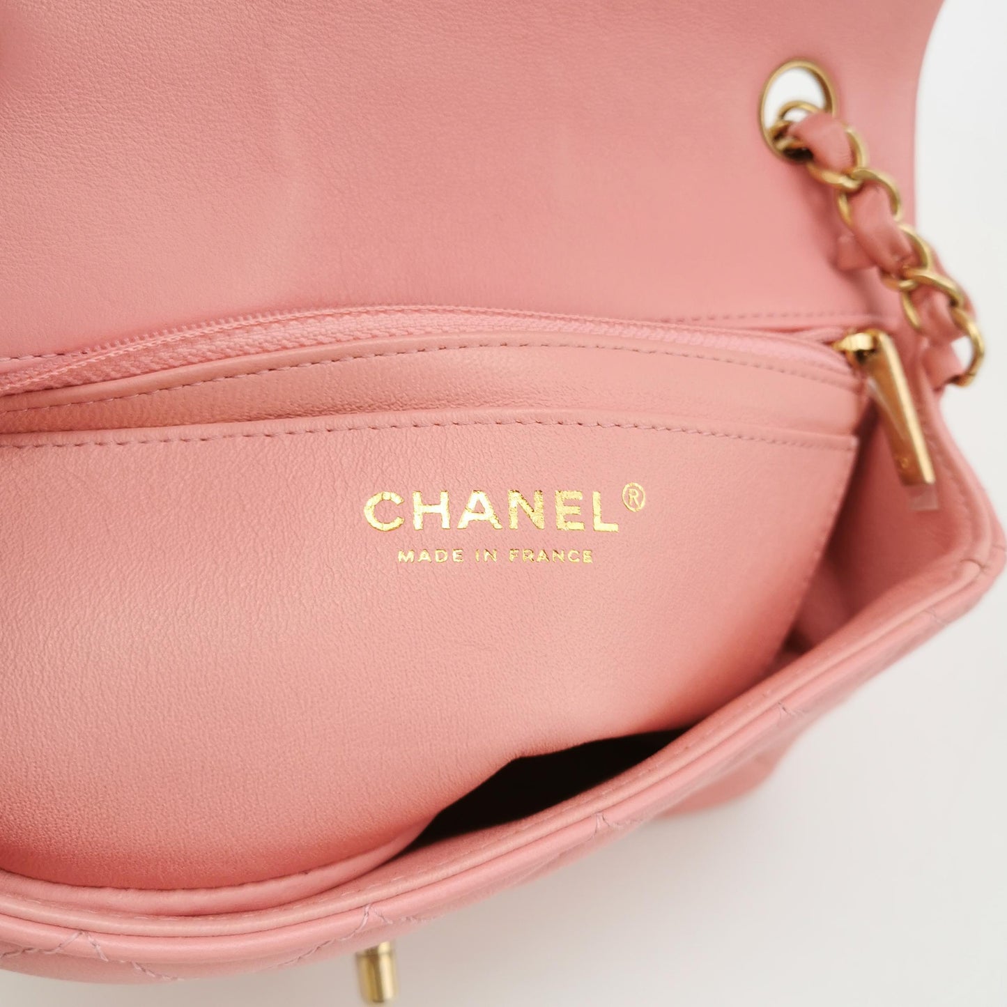 Classic Flap Seasonal limited Edition Mini Lambskin quilted CC turn-lock