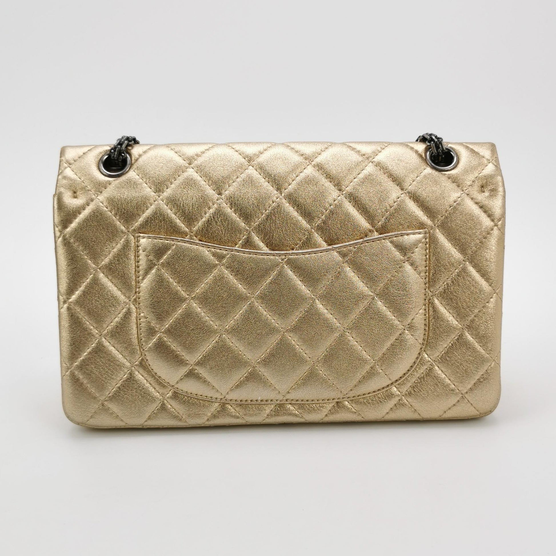 (14P)2.55 Flag Bag Seasonal limited Edition Large Lambskin quilted