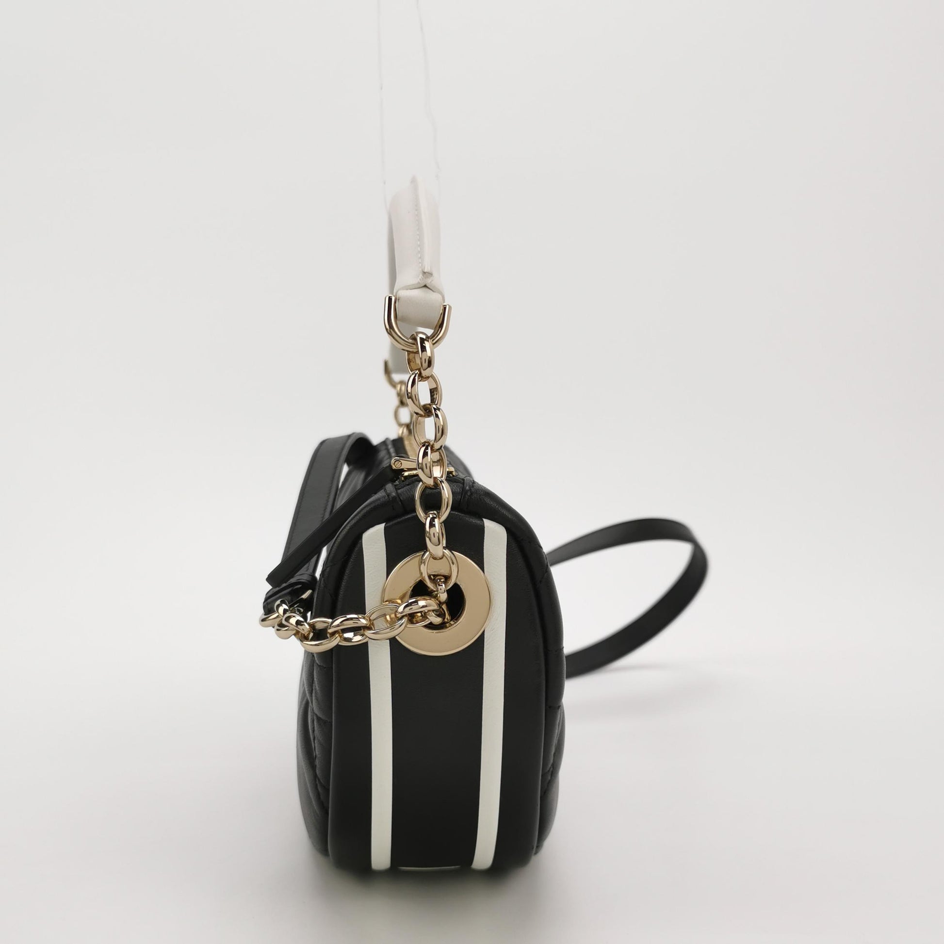 Vibe Hobo Bag Small Lambskin White Gold