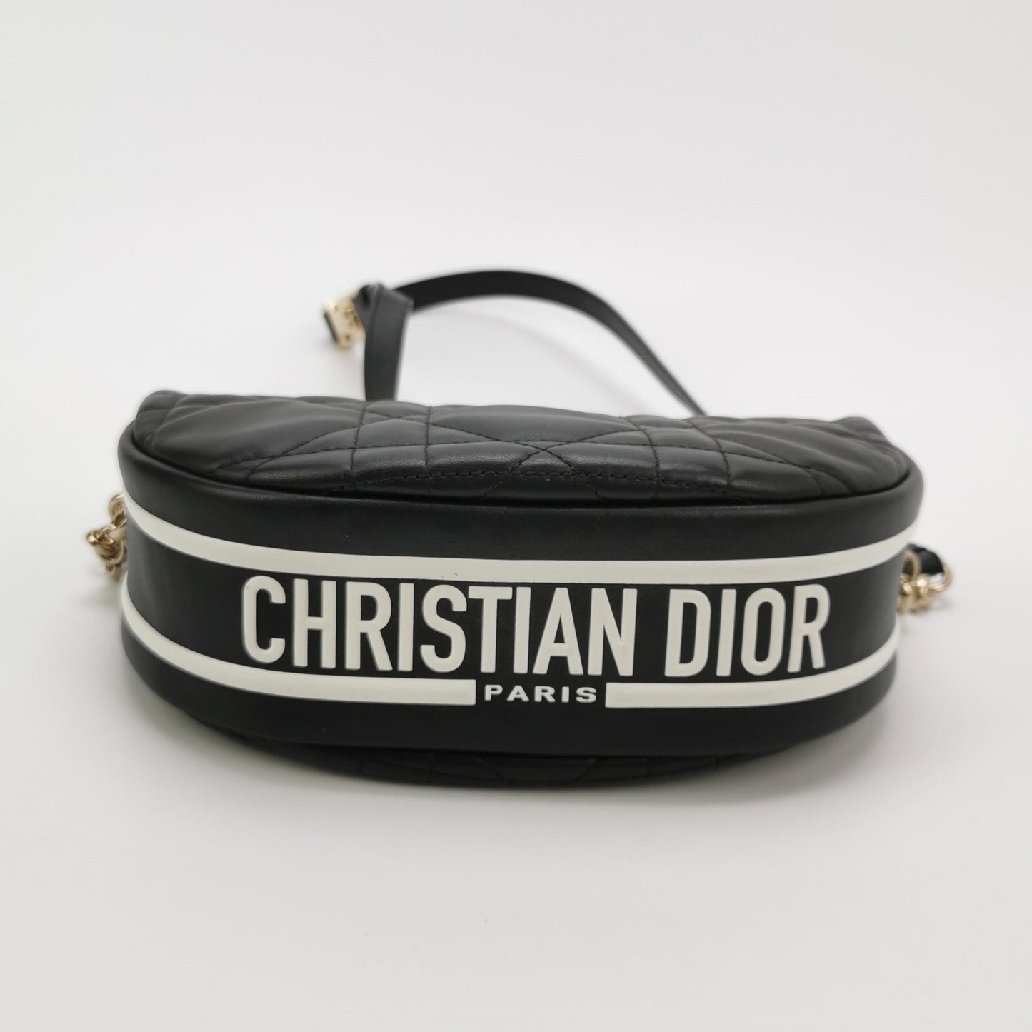 Vibe Hobo Bag Small Lambskin White Gold