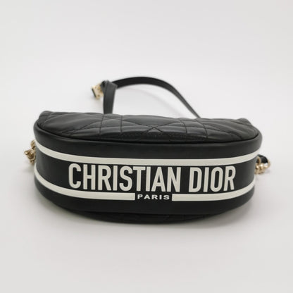 Vibe Hobo Bag Small Lambskin White Gold