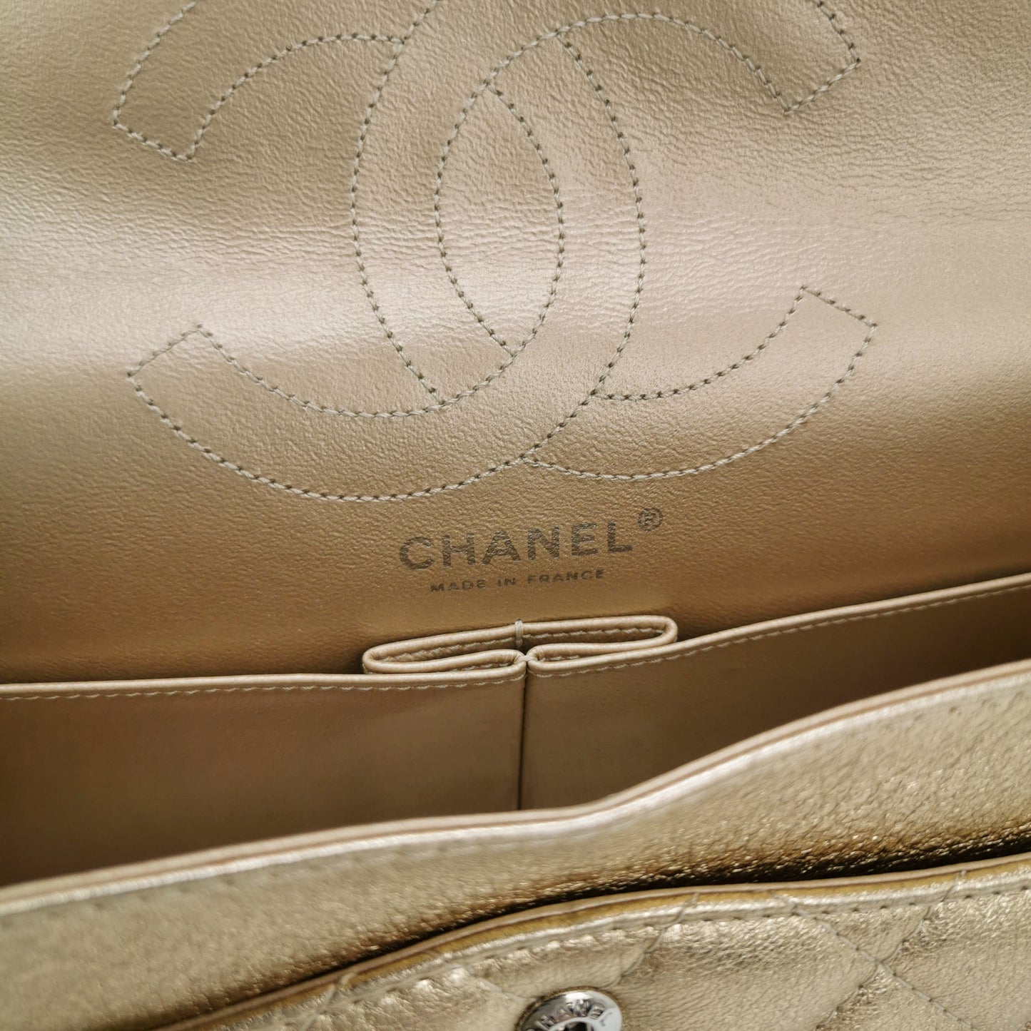 (14P)2.55 Flag Bag Seasonal limited Edition Large Lambskin quilted