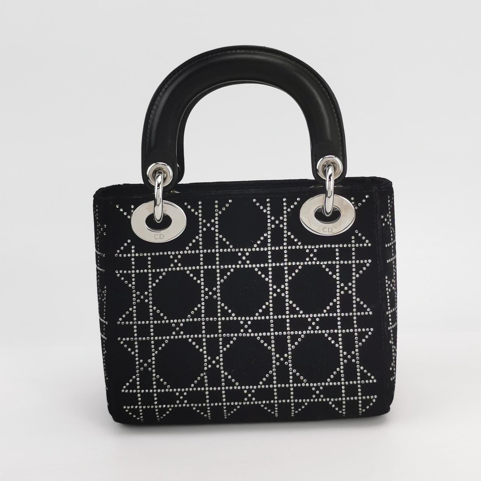 Lady Dior Velvet Logo