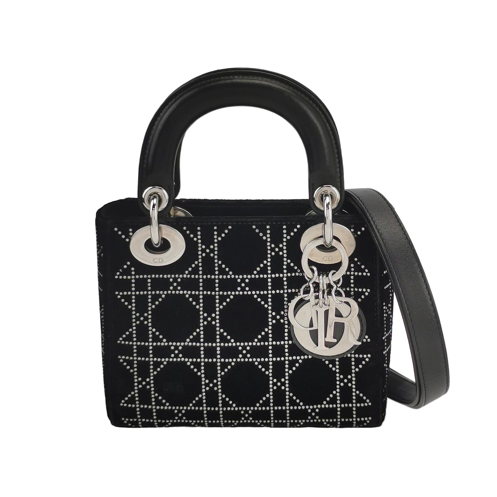 Lady Dior Velvet Logo