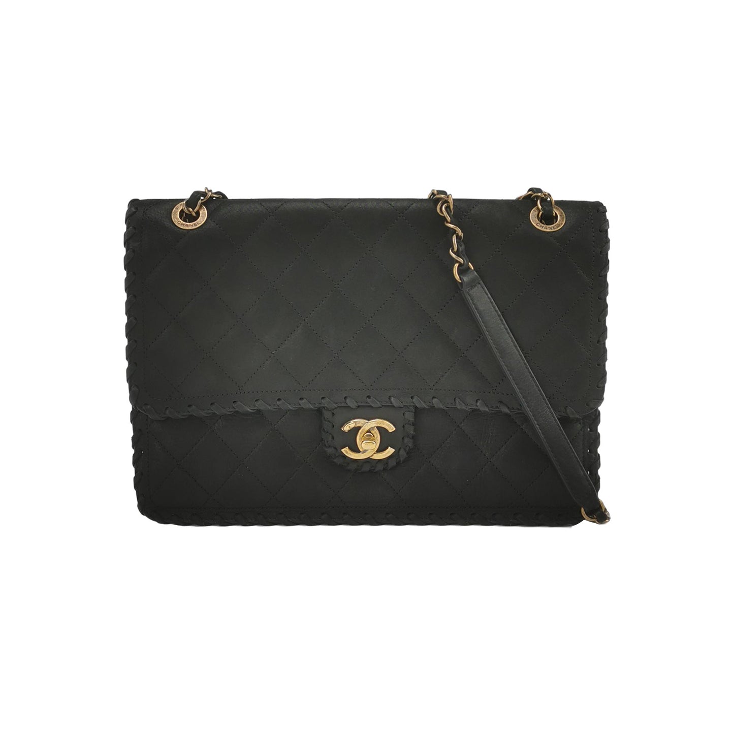 Flap Bag Small quilted CC turn-lock