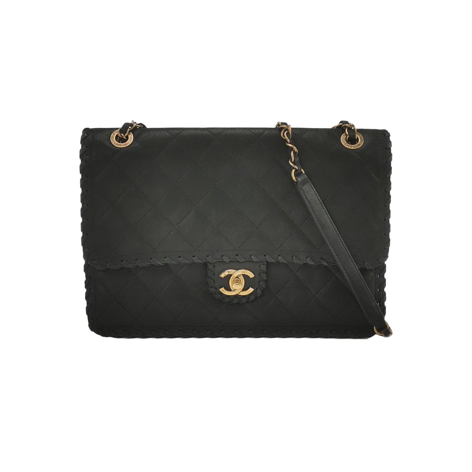 Flap Bag Small quilted CC turn-lock