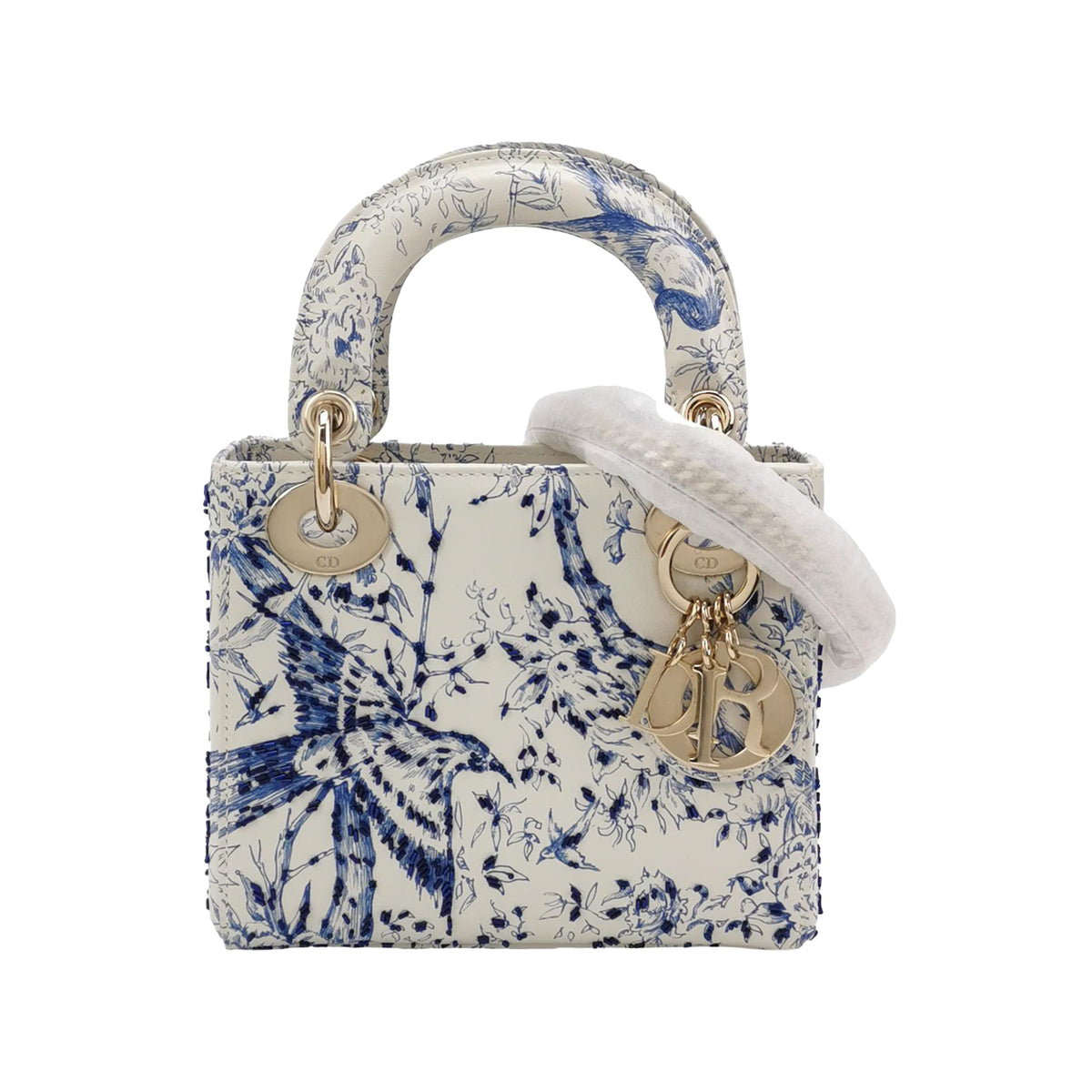 Dior Dior Mini Lady Dior Leather Shoulder Bag