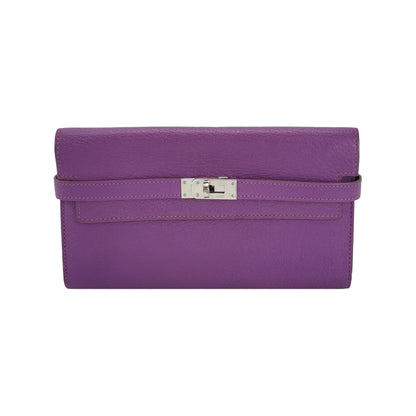 Kelly Large Chevre Mysore Lambskin Silver 09 P