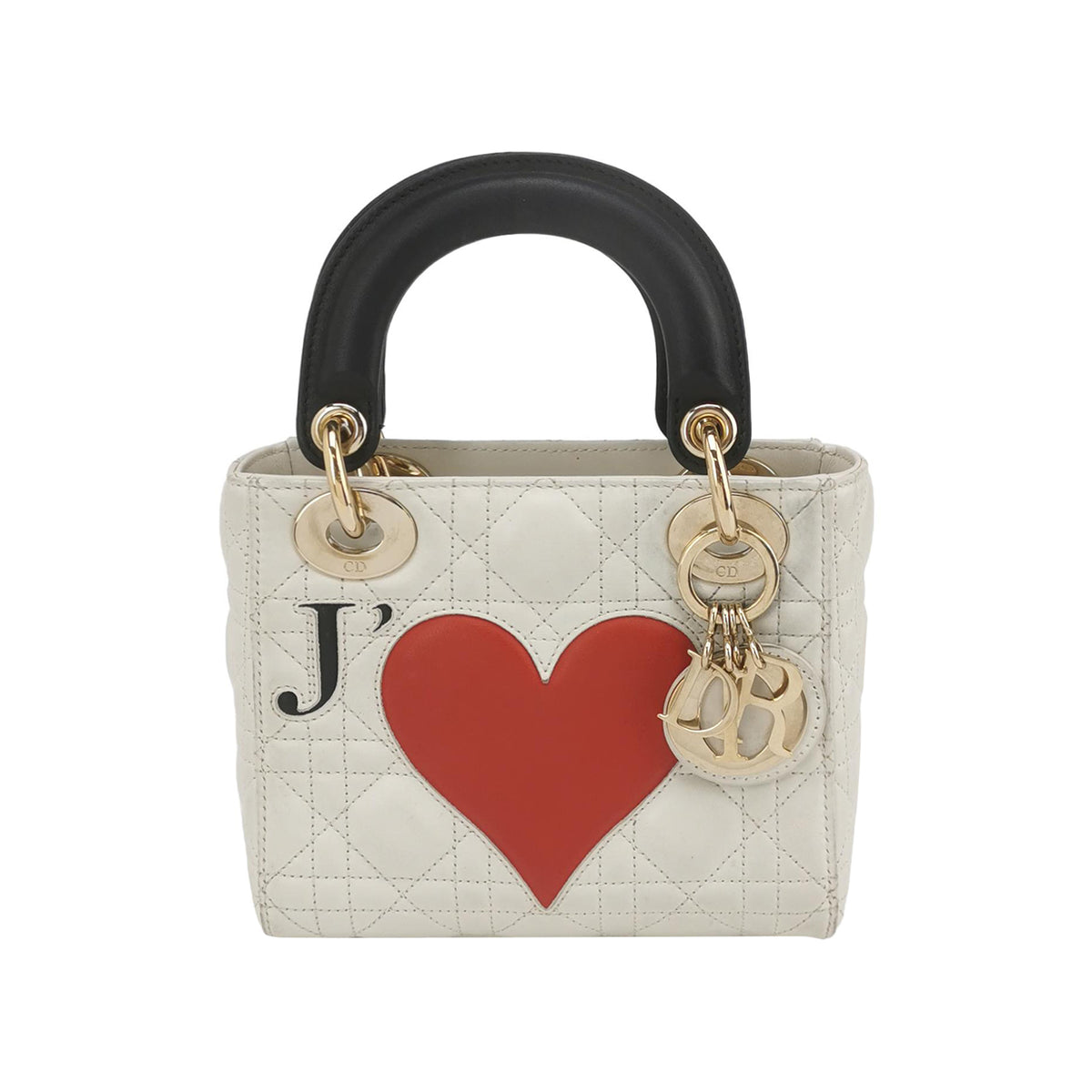 Dior Dior Mini Leather Lady Dior Bag