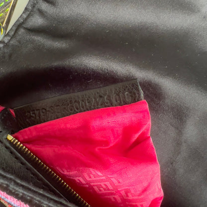 Fendi Multicolor Embroidered FF Baguette