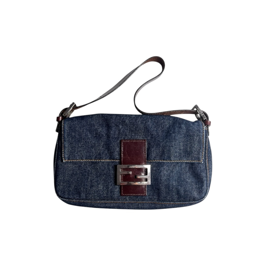 Vintage Fendi Denim baguette