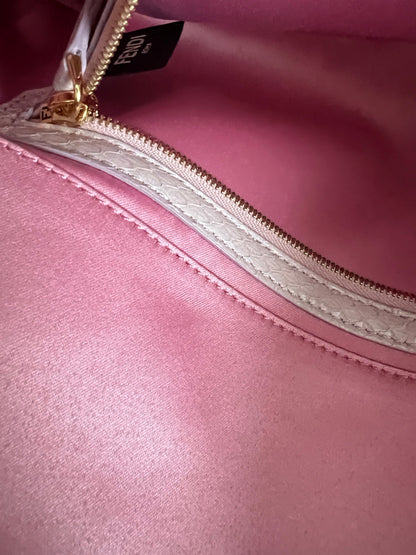 Iconic Fendi Pink sequin baguette